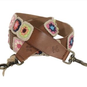 NEW Patricia Nash Knit Square Handbag Strap Guitar